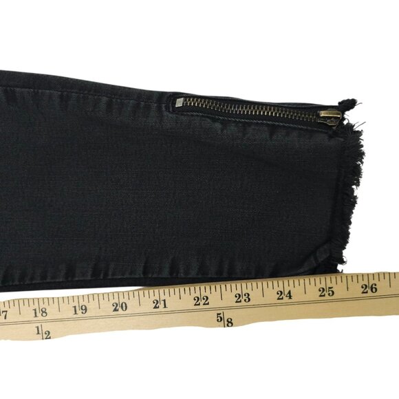 KanCan Ankle Zip Mid Rise Jeans Womens Size 27 Black Stretch Skinny Denim - Picture 15 of 15